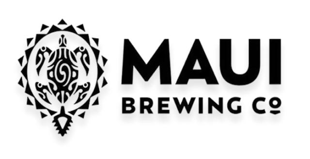 Maui Brewing Co logo with stylized black turtle design.